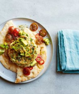 Halloumi Burgers with Lemon and Mint Recipe Image